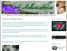 Tablet Screenshot of amothersnaturemidwifery.com